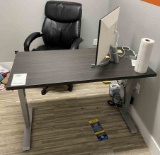 Lot: Electric Friaut Desk , Chair                                                       S208