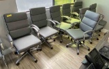 Grey Leather Executive Chairs                               S208