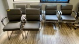 Grey Leather Client Chairs                                      S208