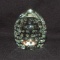 Egg Shaped Glass Paperweight
