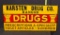 Karsten Drug Bangor Advertising Tin Tacker Sign