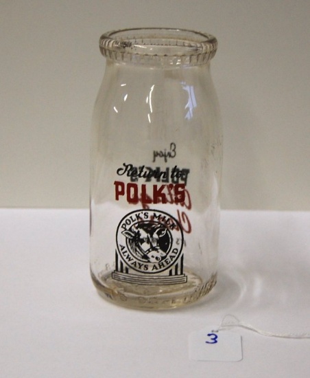 Polk's Dairy Cottage Cheese Container
