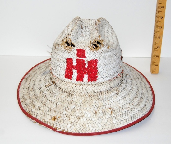 IH Painted Straw Hat