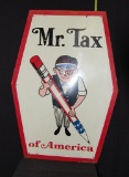 Mr. Tax of  American Coffin Shaped Sign
