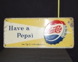 1956 Have a Pepsi Metal Sign