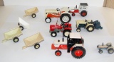 (6) ASST TRACTORS, (4) DUMP CARTS