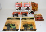 (9) ASST 1/64 CASE & STEIGER TRACTORS