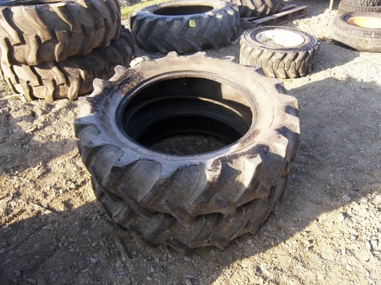 Pair of 11.2-24" Tractor Tires
