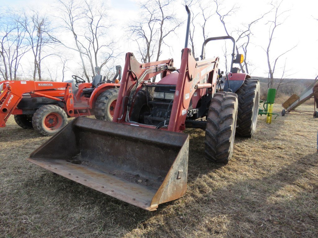 Case Ih Jx1100u Tractor W Lx252 Loader Farm Equipment Machinery Tractors Tractor Attachments Tractor Loader Online Auctions Proxibid