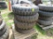 2 Army Tires and 2 Truck Tires and Rims