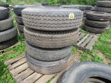 275-80-22.5 Tires and Rims (4)