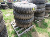 4 Army Tire and 1 Truck Tire