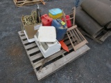 Pallet scales rope gas cans etc
