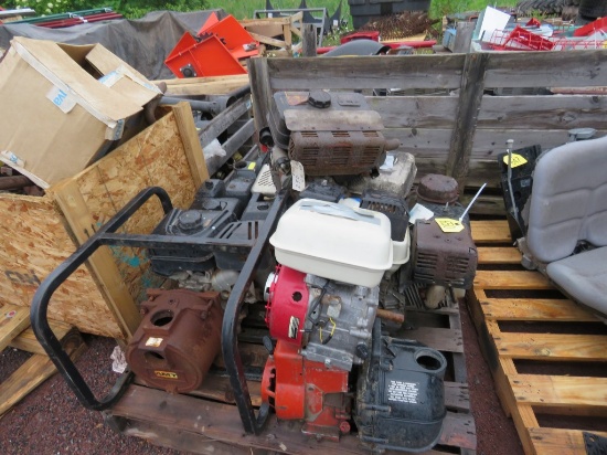 Pallet of Assorted Motors & Water Pumps