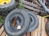 (2) 205 65R16 Mower Tires and Rims