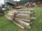 Approx 45 Treated Used Fence Posts
