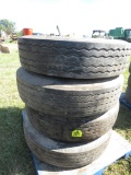 275/80R245 Tires and Rims