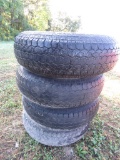 225/75D15 Tires and Rims 6 bolt