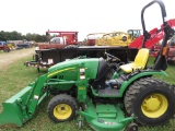 JD 2520 Compact Tractor w/JD 200CX Loader