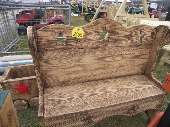 Wood Star Bench