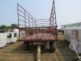 8x19 Metal Hay Rack Wagon