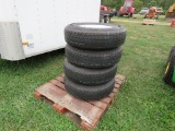 4 NEW ST235/80R-16 Tires & 8 hole Rims