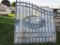 NEW 14ft Iron Entrance Gate w/Buck & Deer Decoration