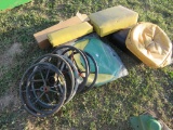 Pile NEW & USED Steering Wheels & Seats