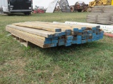Pile 2inchs x 4 inches x 8 ft