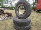 3 Tires and Rims 10.00-20