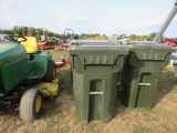 Plastic Garbage Cans w/Lids