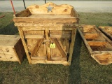 Wooden Dry Sink
