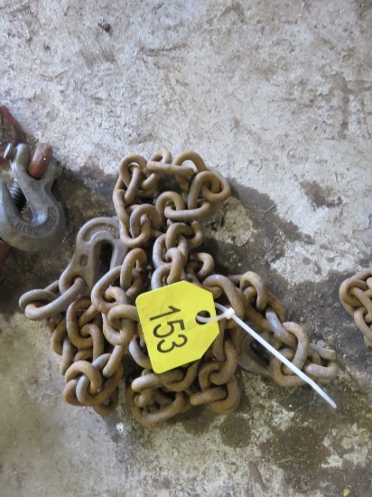 10ft Heavy Duty Chain w/2 Hooks