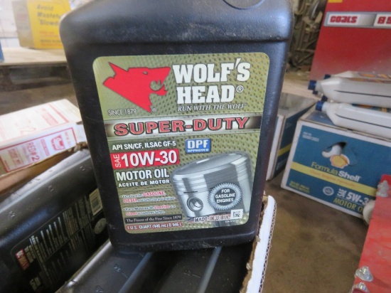 Case of 10W-30 Oil