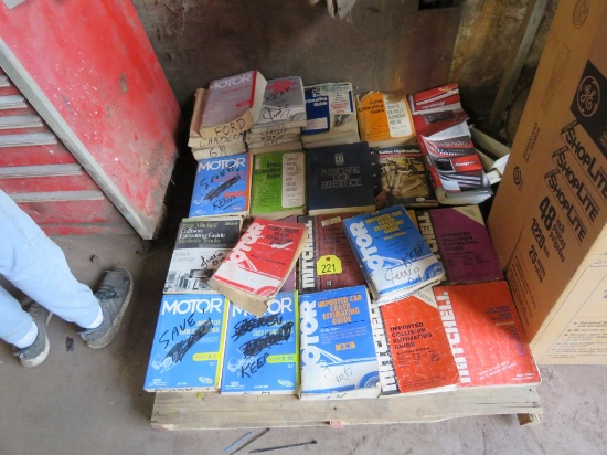 Pallet of Motor Books