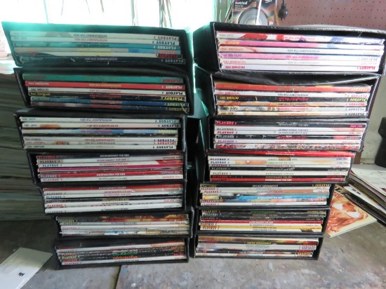 90 Playboy Magazines