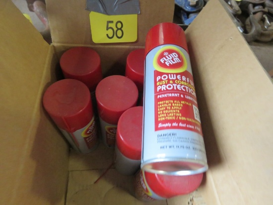 8 cans Fluid Film