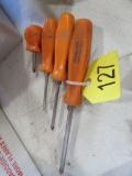 4 Snap On Screwdrivers