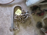 10ft Chain w/Large Tow Hook & Hook