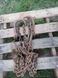 (3) 7ft Tow Chain (Rol back) each w/1 Hook