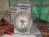 Cardboard Hercules Tire Clock