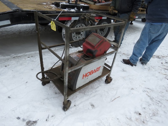Hobart Handler 140 Mig Welder w/Tank on Cart