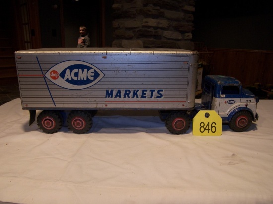 2 pc Shop Acme 1511 Truck w/Acme Markets Trailer