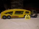2 pc Structo Auto Transport Truck & Trailer