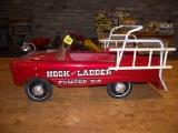 Hook & Ladder Pump 519 Pedal Car