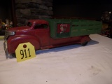 Tin Coca Cola Stake Body Truck