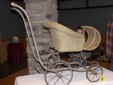 Wicker Baby Stroller