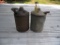 2 Old Gas Cans