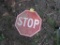 Small Metal Stop Sign