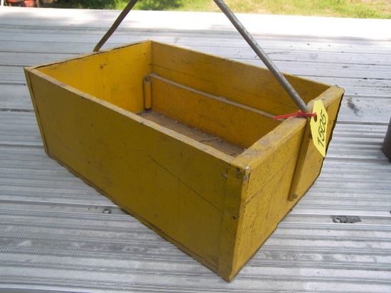 Wooden Box w/Metal Handle